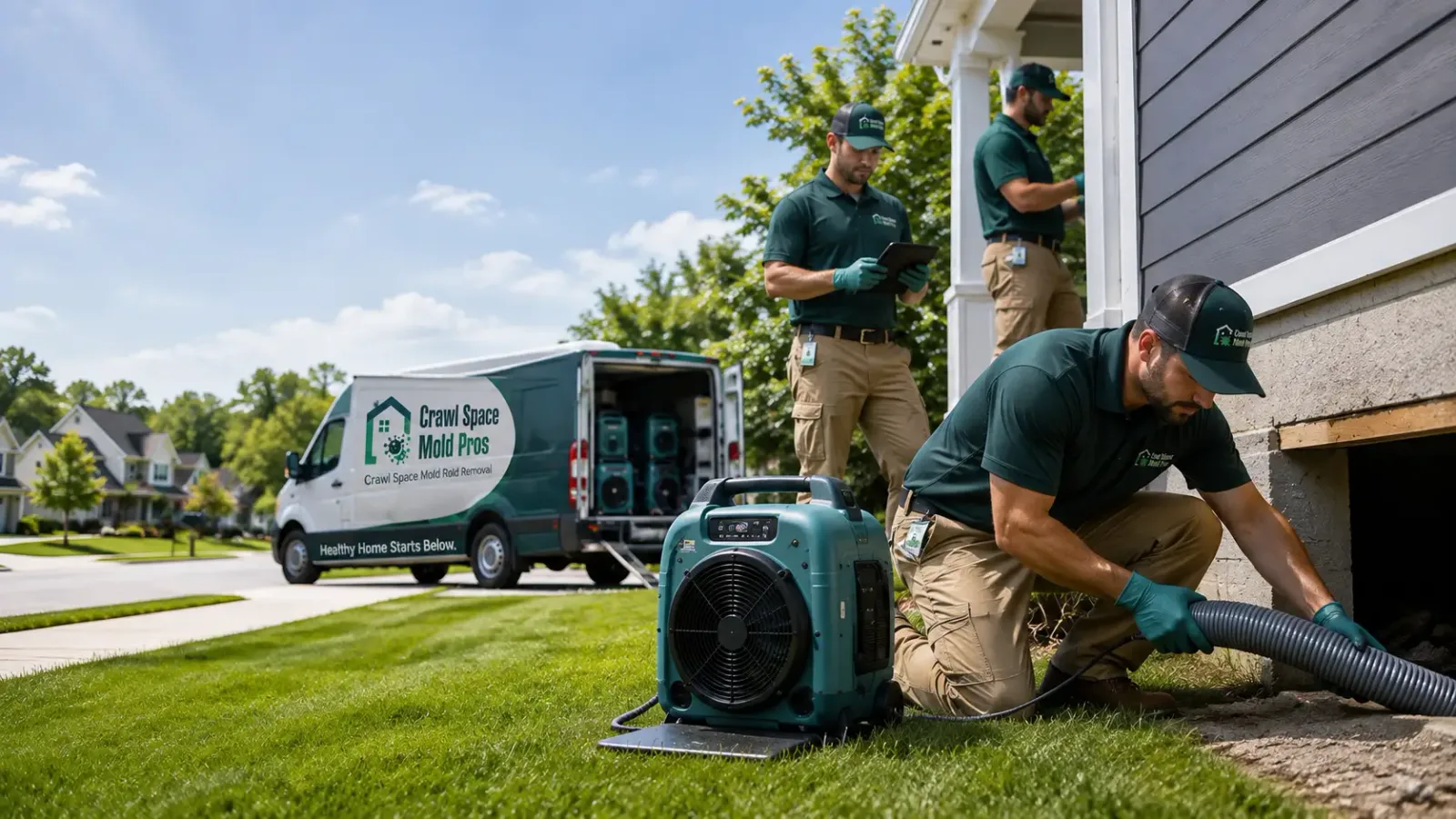 Crawl Space Mold Removal in La Pine, OR